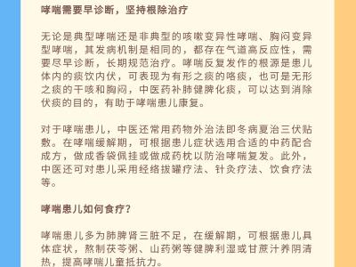 “六一”送健康中医儿科专家支招儿童常见病
