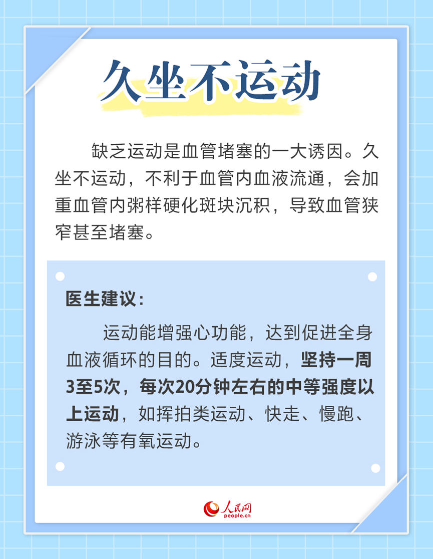 警惕！这6种坏习惯最伤血管
