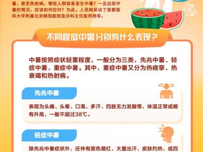 立秋过后暑未消 重点人群如何科学防暑？
