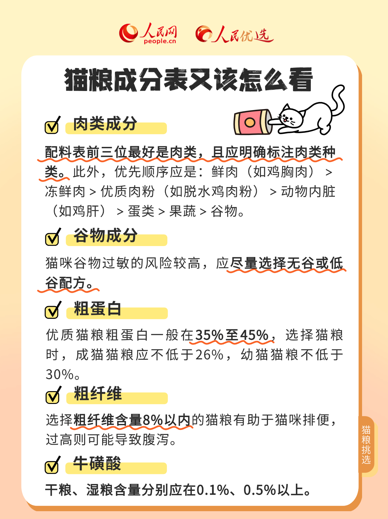 吃得健康挑得好 猫粮选择大揭秘
