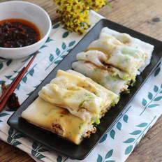 双味卷肠粉的做法-咸鲜味蒸菜谱