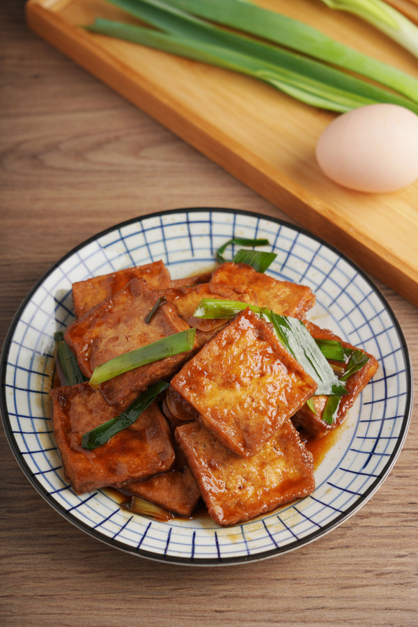 蚝油豆腐【孔老师教做菜】的做法-家常味煎菜谱