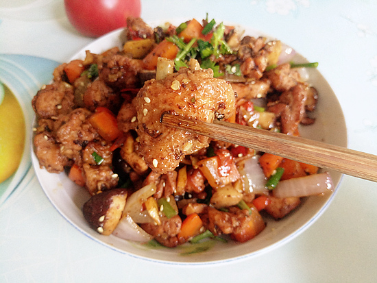 干锅辣子鸡的做法-香辣味炒菜谱