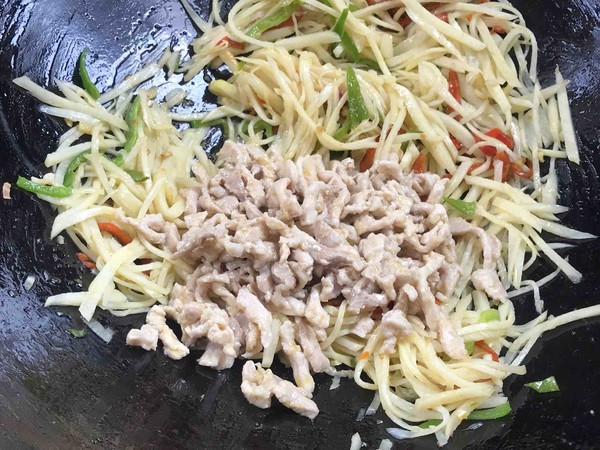 茭白炒肉丝的做法-咸鲜味炒菜谱