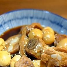 鹌鹑蛋烧排骨的做法-咸鲜味烧菜谱
