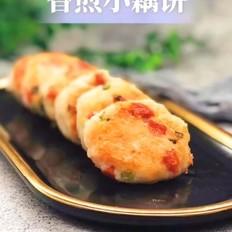 香煎小藕饼的做法-咸鲜味煎菜谱
