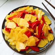 尖椒土豆片的做法-香辣味炒菜谱