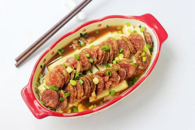 腊肠蒸豆腐的做法-咸鲜味蒸菜谱-易网健康养生网 腊肠蒸豆腐的做法-咸鲜味蒸菜谱