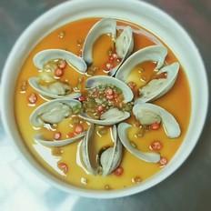 《海贝鸡蛋羹》的做法-咸鲜味蒸菜谱