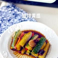 炝拌黄瓜的做法-酸辣味拌菜谱