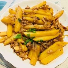 肉末土豆条的做法-香辣味煮菜谱