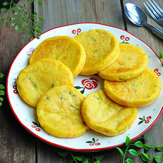 玉米发面饼的做法-家常味煎菜谱