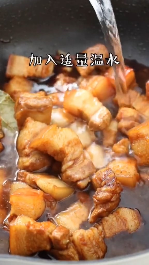 红烧肉的做法-咸鲜味炖菜谱