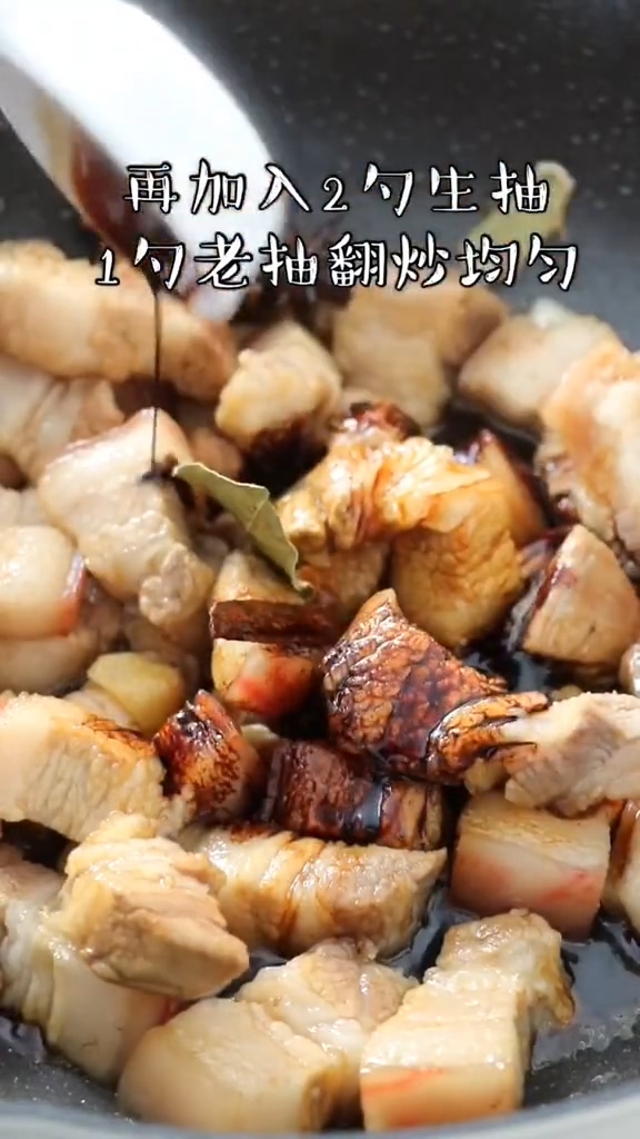 红烧肉的做法-咸鲜味炖菜谱