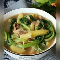小白菜炖土豆的做法-咸鲜味炖菜谱