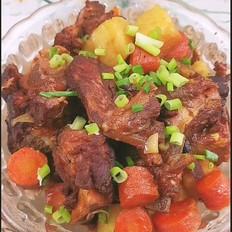 红烧猪大骨的做法-咸鲜味烧菜谱