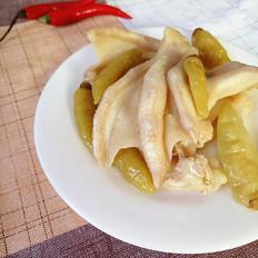 泡椒鸭掌的做法-酸辣味泡菜谱
