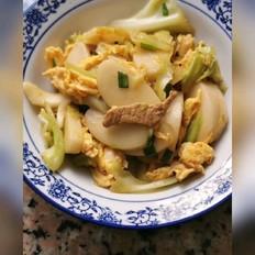 卷心菜炒年糕的做法-家常味炒菜谱