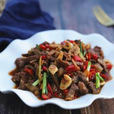 香辣小炒牛肉的做法-麻辣味炒菜谱