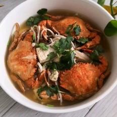 螃蟹豆腐汤的做法-咸鲜味煮菜谱