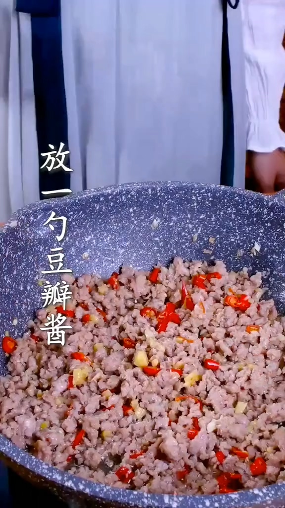 肉末豆角的做法-咸鲜味炒菜谱