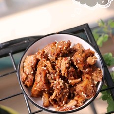 香辣牛肉干的做法-香辣味烤菜谱