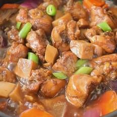 杏鲍菇烧鸡腿的做法-咸鲜味炖菜谱