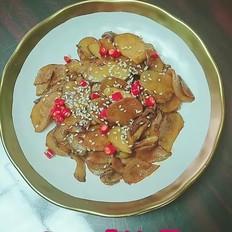 干煸杏鲍菇的做法-家常味干煸菜谱
