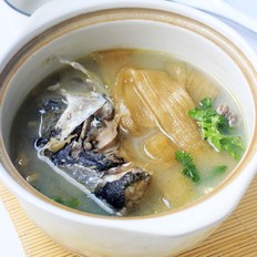 鱼头苕粉煲的做法-家常味炖菜谱