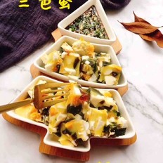 三色蛋的做法-咸鲜味蒸菜谱