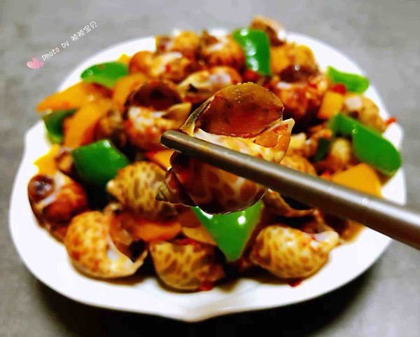 彩椒辣酱炒花螺的做法-香辣味炒菜谱-易网健康养生网 彩椒辣酱炒花螺的做法-香辣味炒菜谱