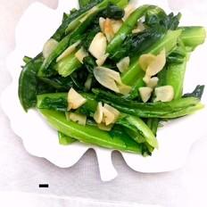 蒜炒油麦菜的做法-咸鲜味炒菜谱