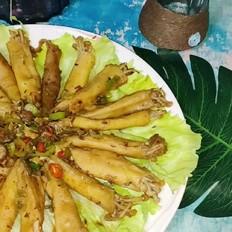 金针菇卷的做法-咸鲜味煎菜谱