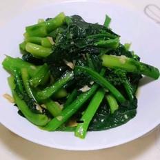 蒜蓉炒芥兰的做法-家常味炒菜谱