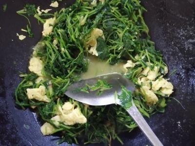 菠菜炒鸡蛋的做法-家常味炒菜谱