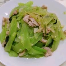 莴笋炒肉的做法-家常味炒菜谱