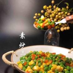 素炒三丁的做法-家常味炒菜谱