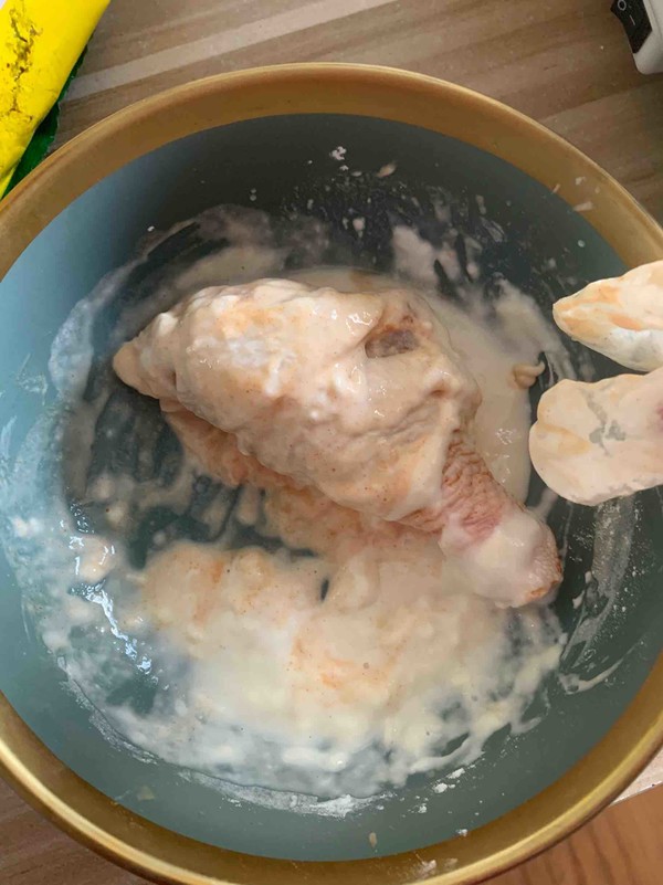 空气炸锅炸鸡腿的做法-香辣味烤菜谱