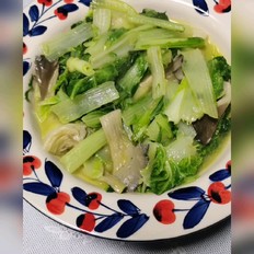 大白菜炒菇的做法-家常味炒菜谱