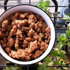 酱香肉沫的做法-酱香味炒菜谱