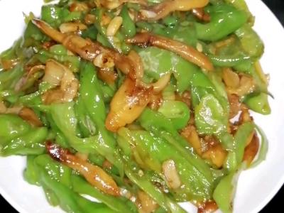 青椒爆炒蚬子干的做法-咸鲜味炒菜谱