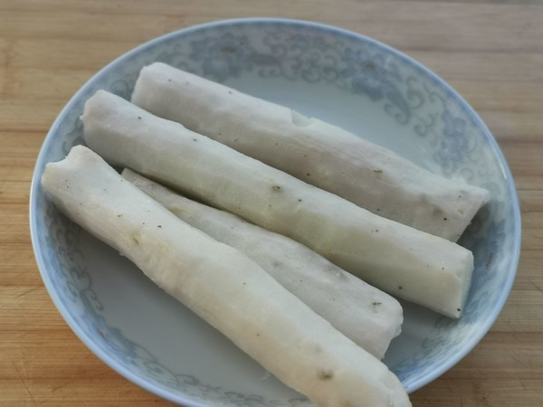 蓝莓山药泥的做法-酸甜味拌菜谱