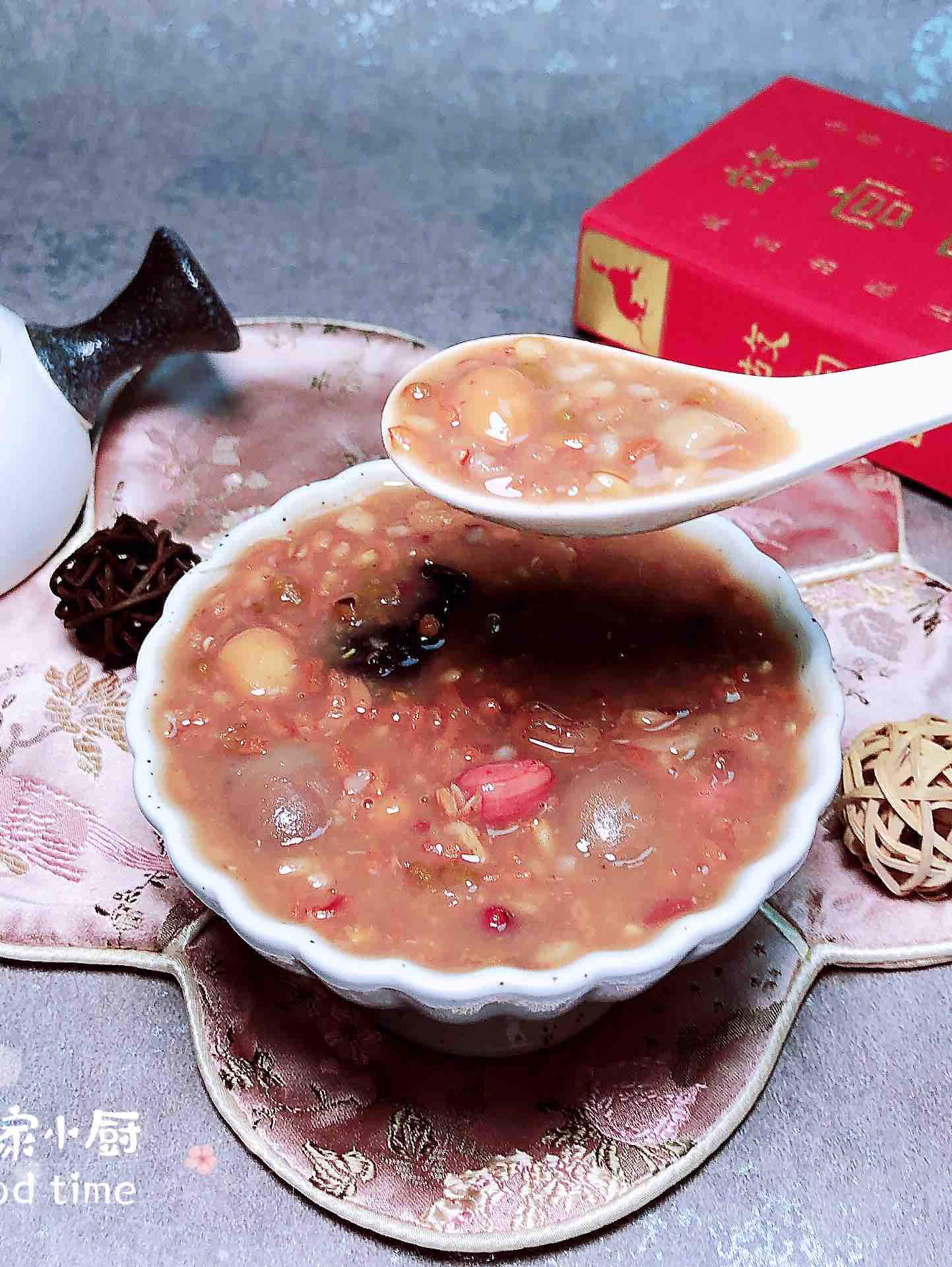 腊八粥（补血补气）的做法-甜味煮菜谱
