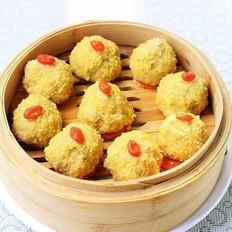 小米肉丸子的做法-家常味蒸菜谱