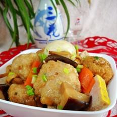 黄陂三鲜之菌菇烩三鲜的做法-家常味烩菜谱
