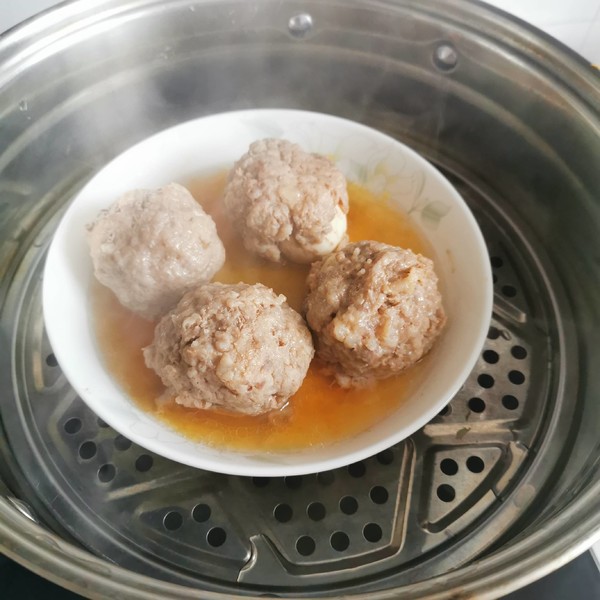四喜丸子的做法-家常味蒸菜谱