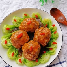 四喜丸子的做法-家常味蒸菜谱