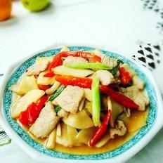 杏鲍菇炒肉片的做法-家常味炒菜谱