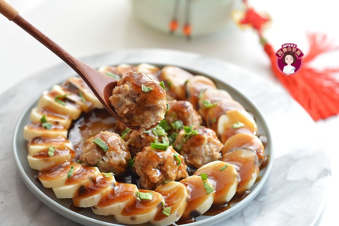 蒸蒸日上——蒸山药肉丸的做法-家常味蒸菜谱-易网健康养生网 蒸蒸日上——蒸山药肉丸的做法-家常味蒸菜谱