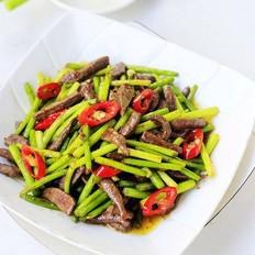 蒜薹炒猪肝的做法-蒜香味炒菜谱